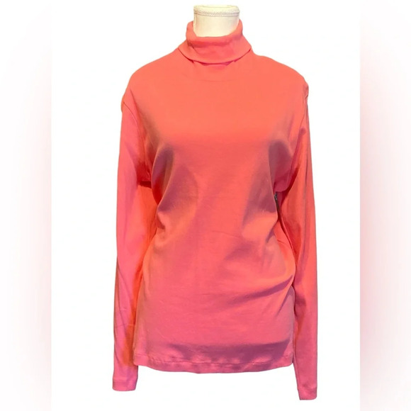 🍁 Jones New York Sport peach colored long sleeve top 🍁 - Picture 1 of 7